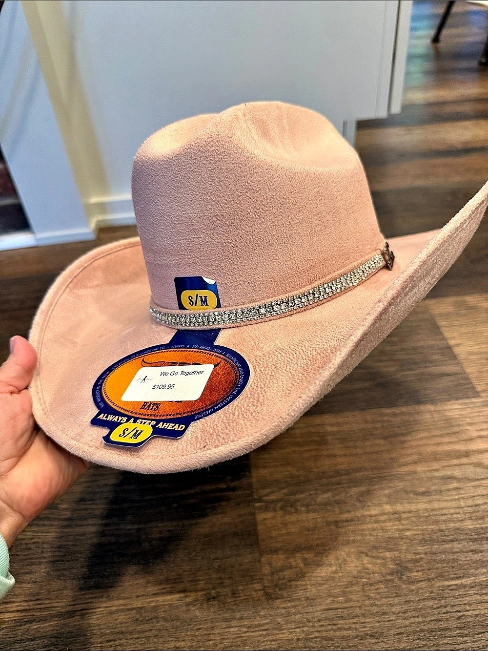 Bullhide Western Hat in Pink Size Small /Medium & Large/XL New
